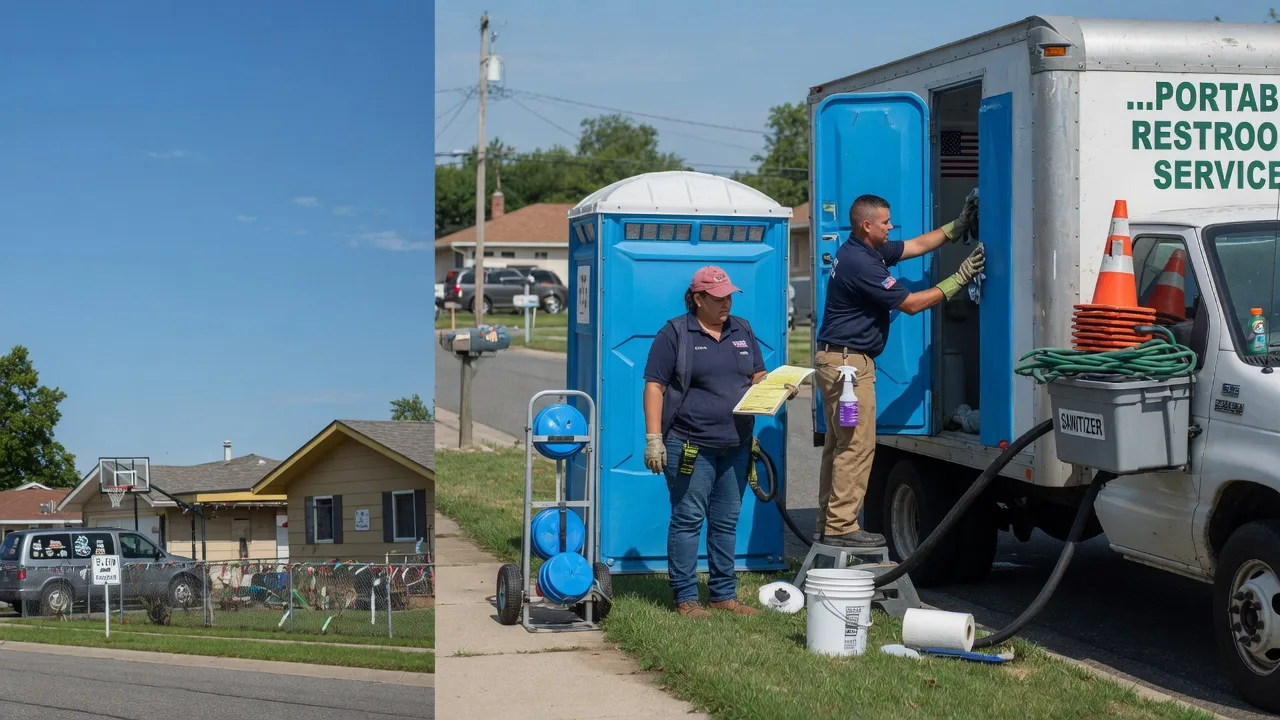 Portable Toilet Rental in Cameron, IL near me